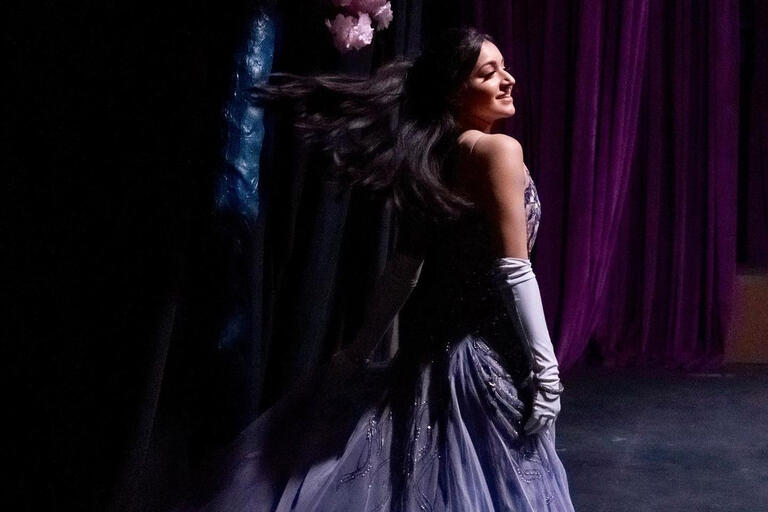 Priya Roy (Class of 2021) in "Cinderella" at London's Centre Stage